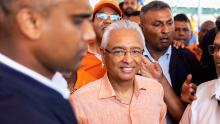 Pravind Kumar Jugnauth, Premier ministre en campagne électorale le 20 octobre