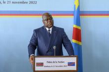 L'actuel président de la République démocratique du Congo (RDC), Felix Tshisekedi, le 21 novembre